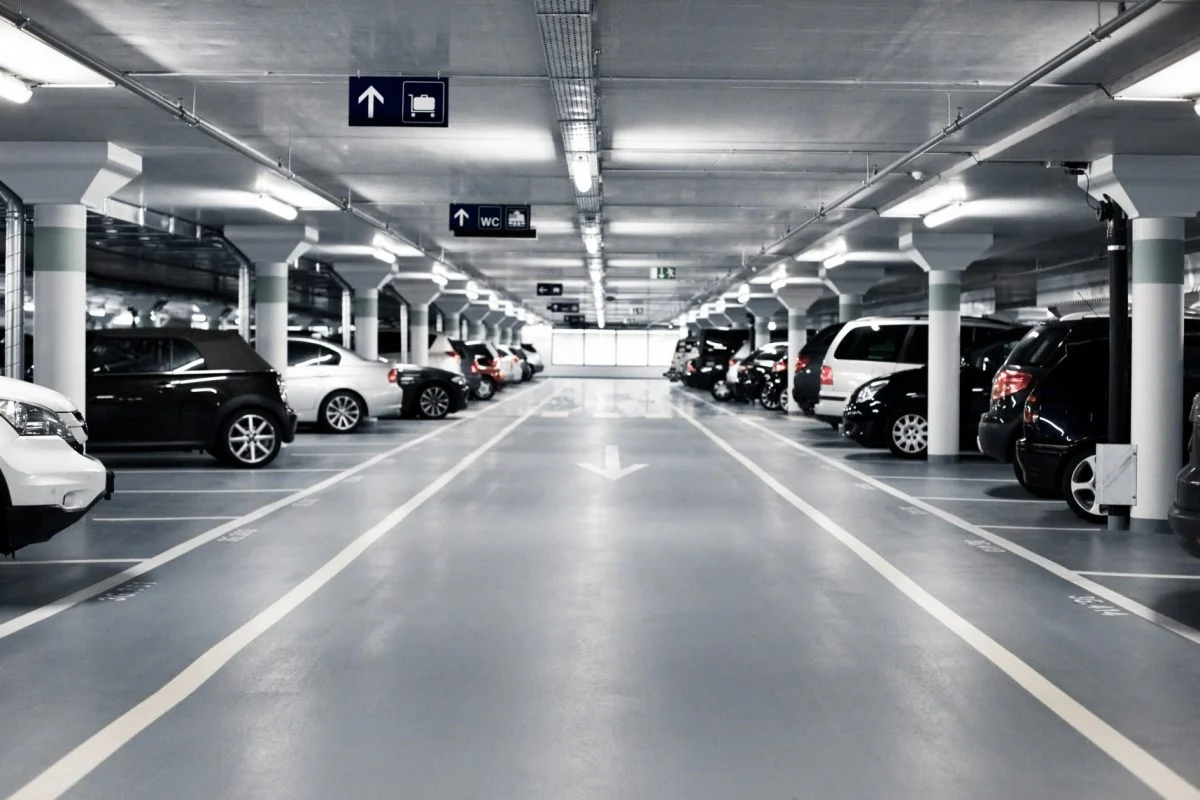 Parking at Katrain, Himachal Pradesh